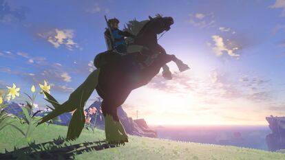 Una escena del videojuego 'The Legend of Zelda: Tears of the Kingdom', un fenómeno social y ya considerado por muchos como el mejor de la historia.