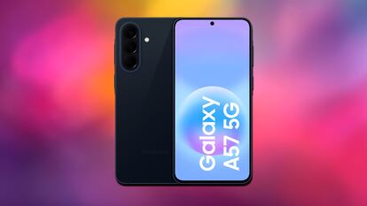 Nuevos Samsung Galaxy A57 5G con fondo