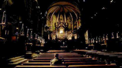 A victim of abuse inside a Catholic Church in Montserrat in Barcelona province.