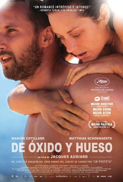 Dirigida por Jacques Audiard, con Marion Cotillard, Matthias Schoenaerts, Armand Verdure y Céline Sallette.