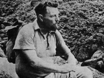 El poeta y novelista británico Malcolm Lowry (1909-1957).