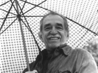 O Nobel colombiano Gabriel García Márquez.