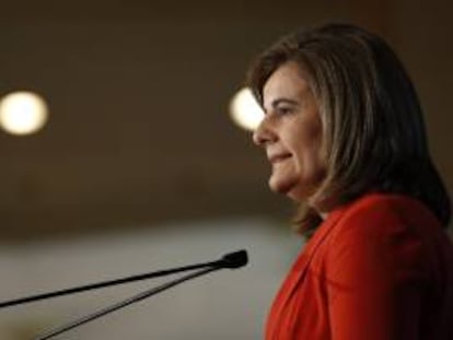 La ministra de Empleo y Seguridad Social, Fátima Báñez. EFE/Archivo