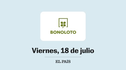 Sorteo de la Bonoloto viernes 18 julio 2025