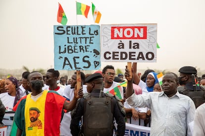 Manifestantes Mali