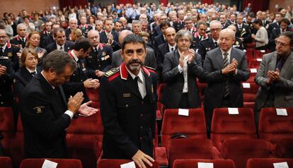 El major Josep Lluís Trapero en l'últim acte oficial al qual va assistir.