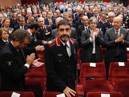 El mayor Josep Llu&iacute;s Trapero en el &uacute;ltimo acto oficial al que asisti&oacute;. 