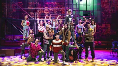 El musical 'Rent' en el teatro Condal de Barcelona.