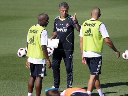 El Madrid realizó ayer el primer entrenamiento a las órdenes de Mourinho