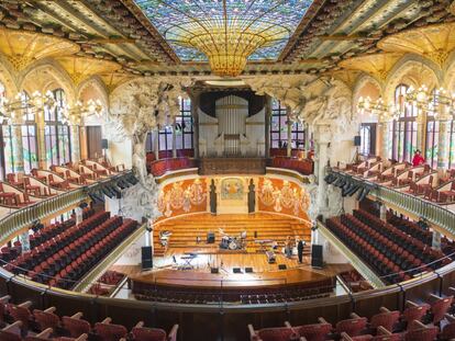 El Palau de la Música de Barcelona.