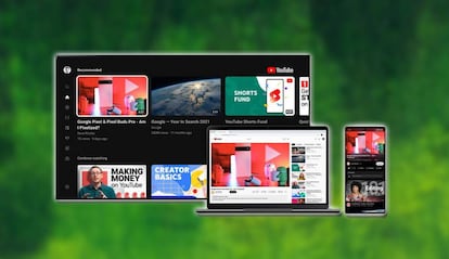 Nuevo diseño YouTube fondo