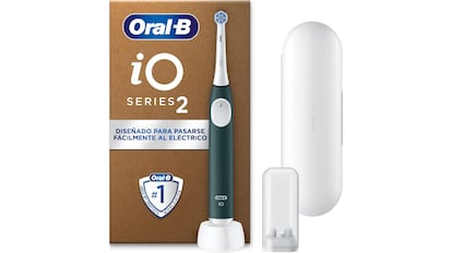 Vista del cepillo de dientes eléctrico con descuento en Amazon.