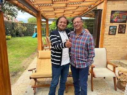 Juan Fernando Petro y Gustavo Petro, en 2022