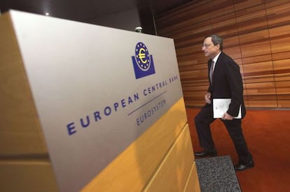 Mario Draghi, presidente del Banco Central Europeo.