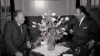 Iósif Grigulévich y Josip Broz Tito