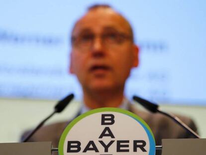 Werner Baumann, CEO de Bayer, en febrero pasado.