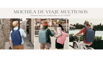 Esta es una de las mejores mochilas  de viaje que se pueden comprar en Amazon