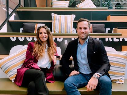 Marta Palmeiro y Mariano Kostelec, cofundadores de StudentFinance.