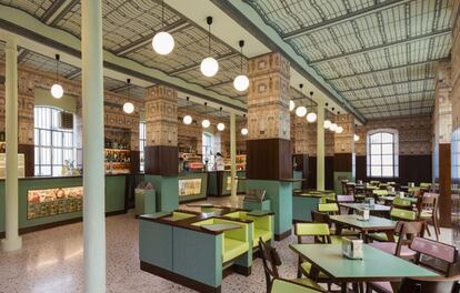 Bar Luce, diseñado por Wes Anderson.