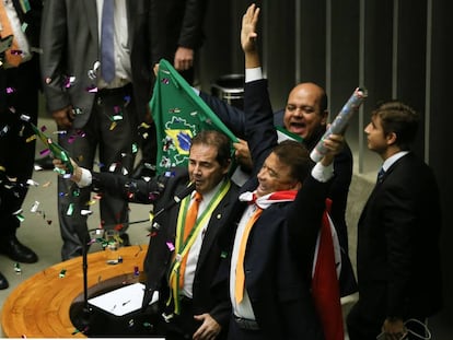 Paulinho da Força na votação do impeachment.