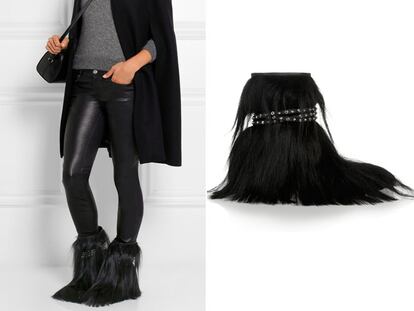 Saint Laurent y el regreso de las botas yeti