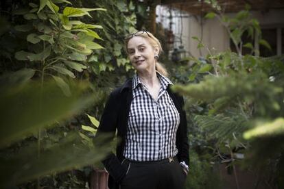 L’actriu Vicky Peña, retratada ahir a Barcelona.