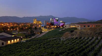 La bodega de Marqués de Riscal, obra de Frank Gehry