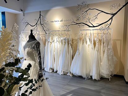 ‘Pop-up’ de Brides Do Good, con vestidos de novia para recaudar fondos.