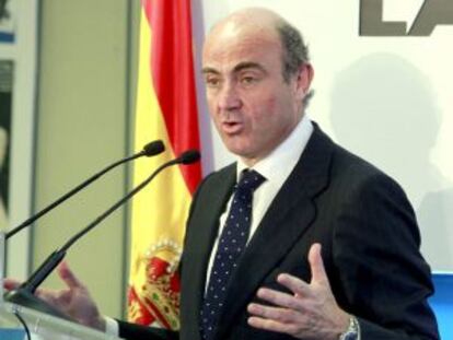 El ministro de Econom&iacute;a, Luis de Guindos, en una foto de archivo.