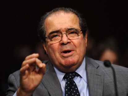 El juez Scalia en 2011.