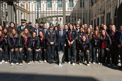 Jugadoras de la selección española de fútbol femenino