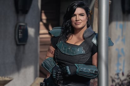 Gina Carano en la segunda temporada de 'The Mandalorian'.