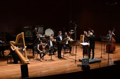 Un momento del concierto celebrado en el auditorio 400 del Museo Nacional Centro de Arte Reina Sofía.