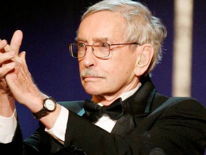 Edward Albee na cerimônia anual dos prêmios Tony.