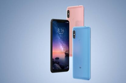 El teléfono móvil Xiaomi Redmi Note 6 Pro es una de las ofertas más destacadas de esta semana en las plataformas de venta 'online'.