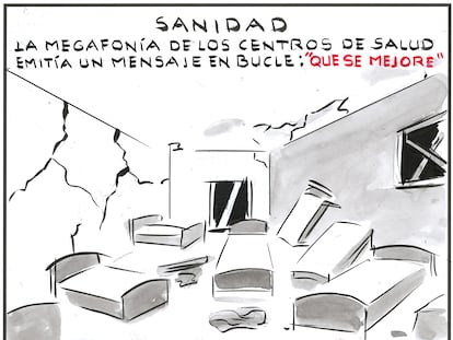 El Roto: centros de salud
