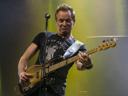 Sting, l'any passat, al Sant Jordi Club de Barcelona.