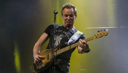 Sting, l'any passat, al Sant Jordi Club de Barcelona.