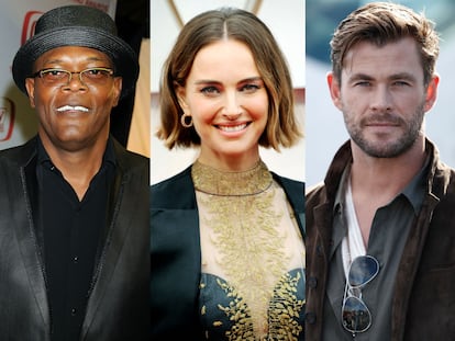 Samuel L. Jackson, Natalie Portman y Chris Hemsworth: tres famosos que han sido veganos y lo han dejado.