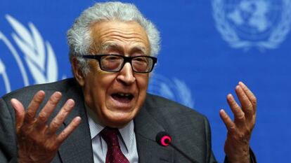 O enviado especial da ONU para a Síria, Lakhdar Brahimi.
