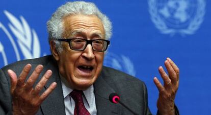 O enviado especial da ONU para a Síria, Lakhdar Brahimi.