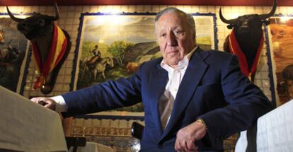 Frederick Forsyth, el pasado miércoles en Madrid.