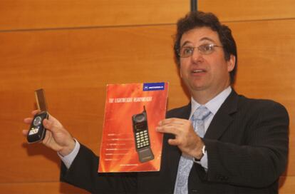 Kevin Mitnick, durante la conferencia en que ha impartido en San Sebastián.