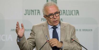 El consejero de Econom&iacute;a andaluz, Jos&eacute; S&aacute;nchez Maldonado.