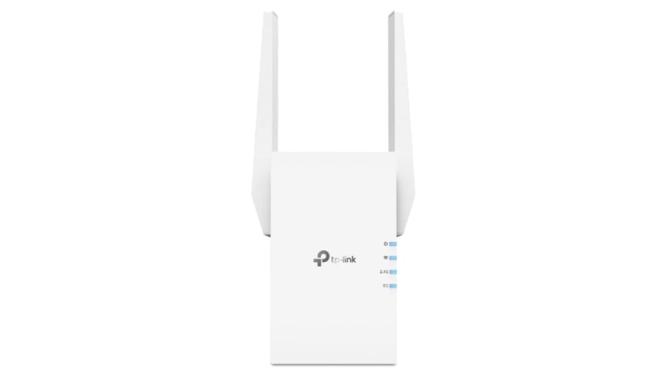 Repetidor wifi 6 de doble banda, de TP-Link.