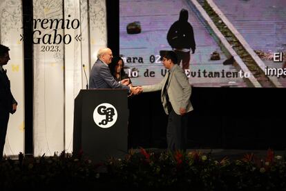 Ceremonia del Premio Gabo en Bogotá, Colombia, el 30 de junio de 2023.