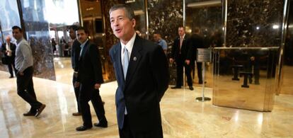 Jeb Hensarling, en la Trump Tower.