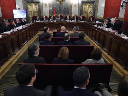 Catalan independence leaders on trial at the Supreme Court.