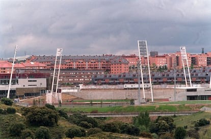 Vista de Las Rozas desde la Ciudad Deportiva.