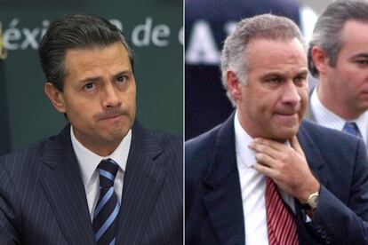 El expresidente de México, Enrique Peña Nieto, y Juan Ramón Collado, que fuera abogado del mandatario.